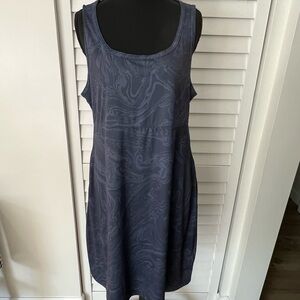 Columbia Navy Swirl Mini Dress